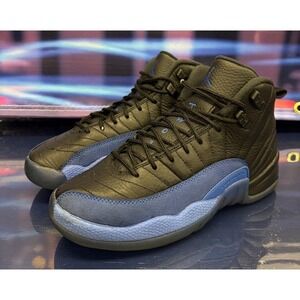Jordan 12 Retro Black Game Royal 153365-014 Youth sneakers size 5Y